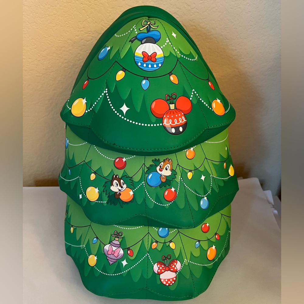Loungefly Disney Christmas Tree Mini Backpack